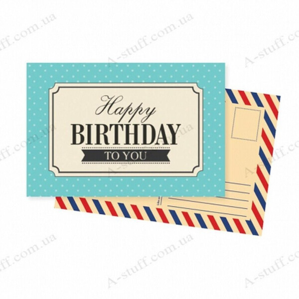 

Открытка Happy bithday to you