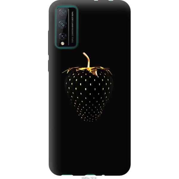 

Чехол на Huawei Honor Play 4T Pro Черная клубника