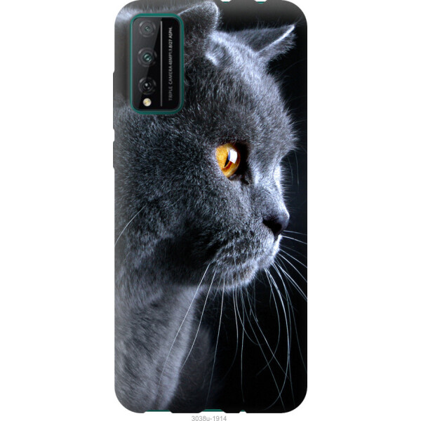 

Чехол на Huawei Honor Play 4T Pro Красивый кот