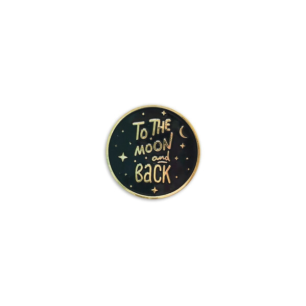 

Значок Orner To the moon and back металл
