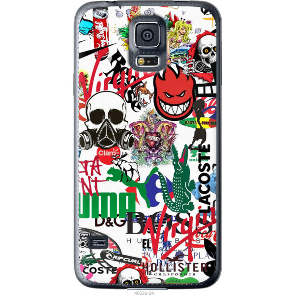 

Чехол на Samsung Galaxy S5 g900h Many different logos