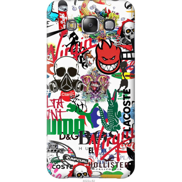 

Чехол на Samsung Galaxy E5 E500H Many different logos