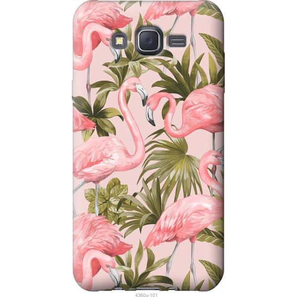 

Чехол на Samsung Galaxy J7 J700H фламинго 2