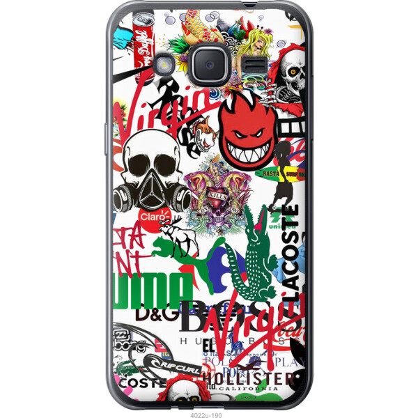 

Чехол на Samsung Galaxy J2 J200H Many different logos
