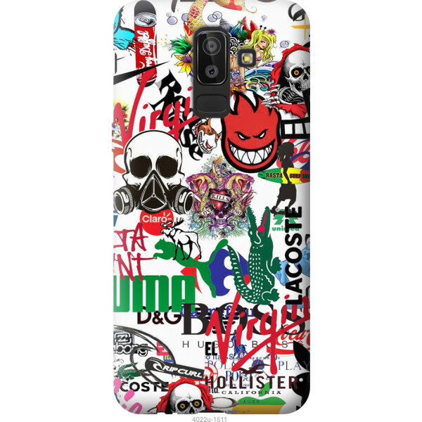 

Чехол на Samsung Galaxy J8 2018 Many different logos