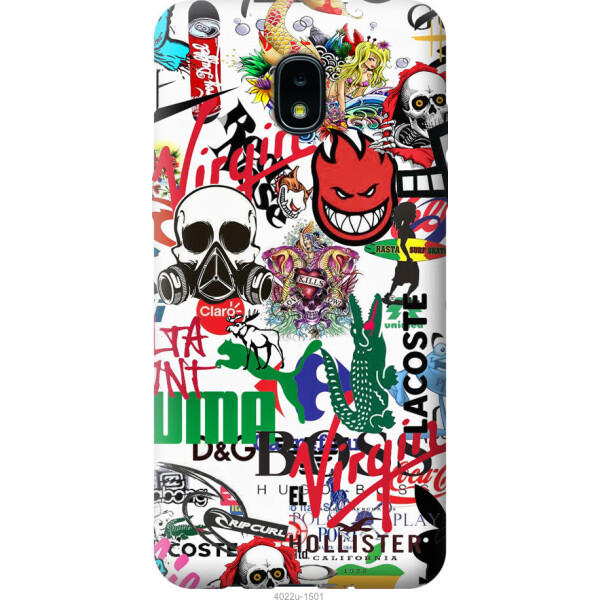 

Чехол на Samsung Galaxy J3 2018 Many different logos