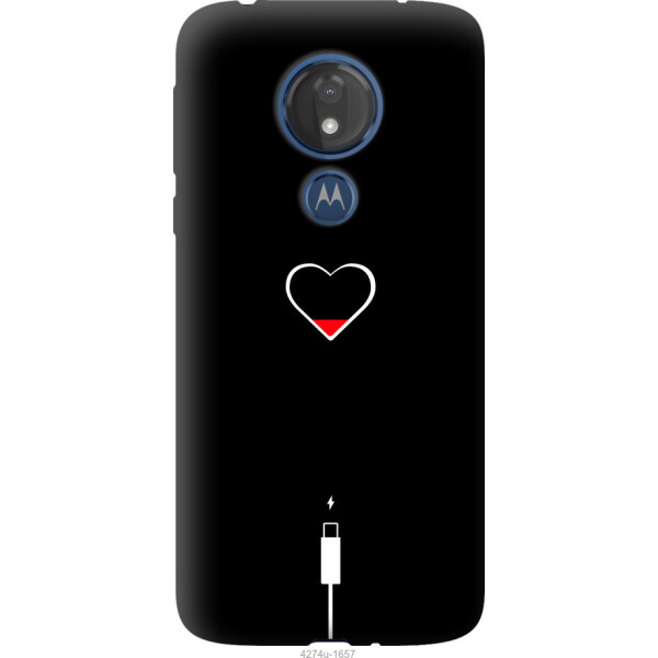 

Чехол на Motorola Moto G7 Power Подзарядка сердца