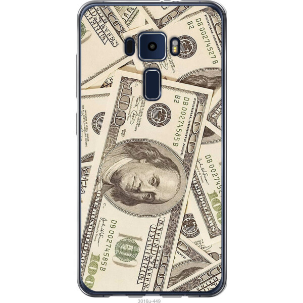 

Чехол на Asus Zenfone 3 ZE520KL Доллары