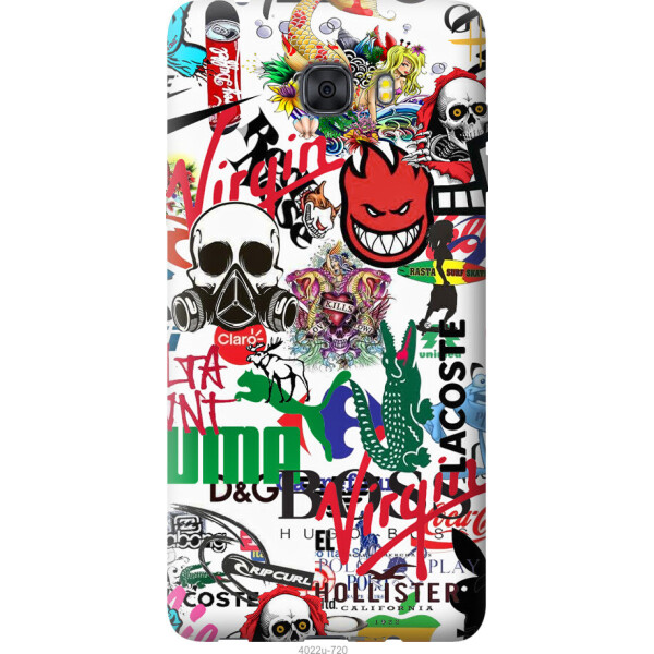 

Чехол на Samsung Galaxy C9 Pro Many different logos