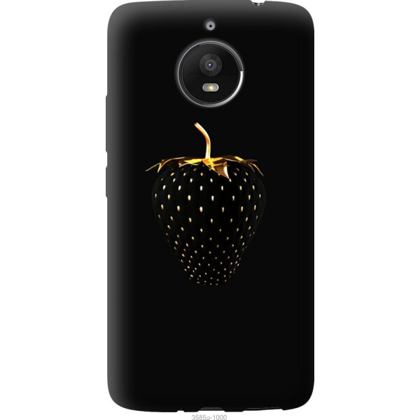 

Чехол на Motorola Moto E4 Plus Черная клубника