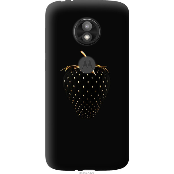 

Чехол на Motorola Moto E5 Play Черная клубника