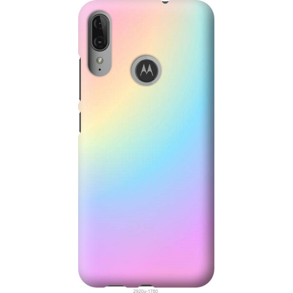 

Чехол на Motorola Moto E6 Plus Радуга 2