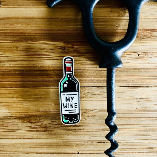 

Значок Pin&Joy My wine металл