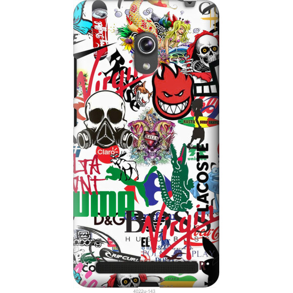 

Чехол на Asus ZenFone 6 A600CG Many different logos