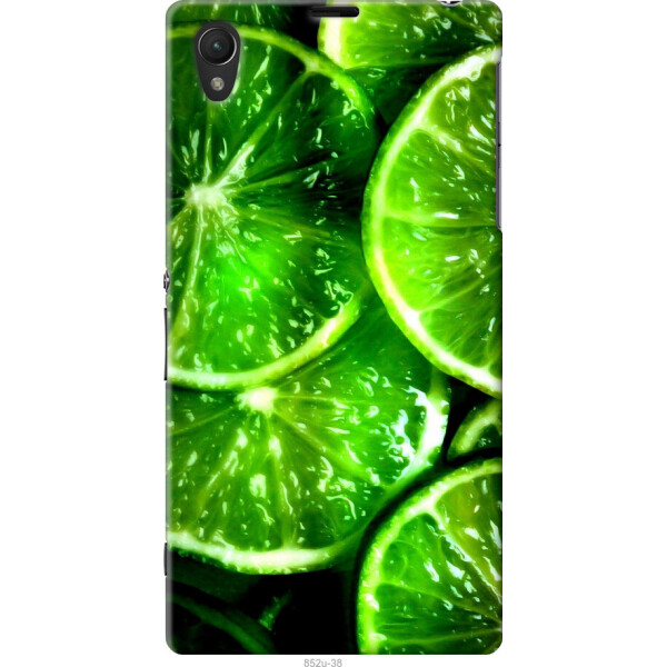 

Чехол на Sony Xperia Z1 C6902 Зелёные дольки лимона