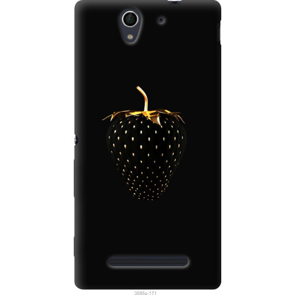 

Чехол на Sony Xperia C3 D2502 Черная клубника