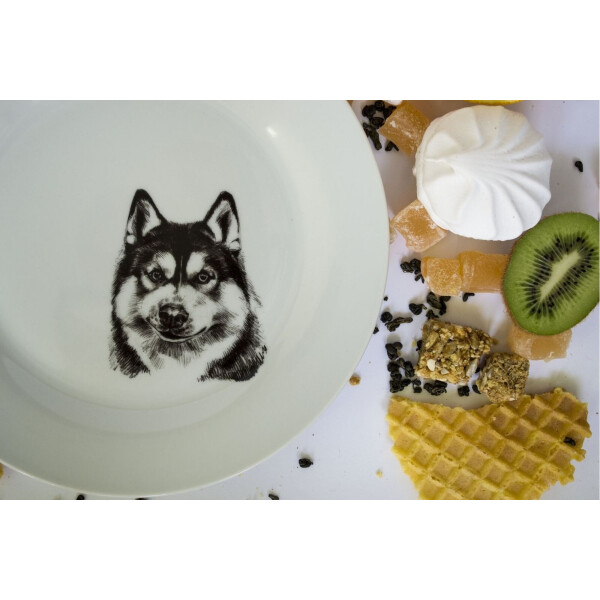 

Тарелка Carambol-shop Хаски 23 см