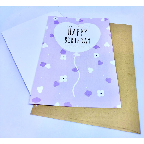

Открытка Happy bithday сердце 10 х 15