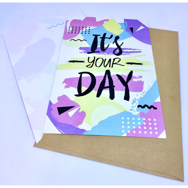 

Открытка Its your day 10 х 15