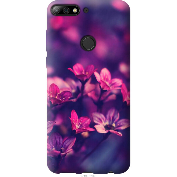 

Чехол на Huawei Y7 Prime 2018 Пурпурные цветы