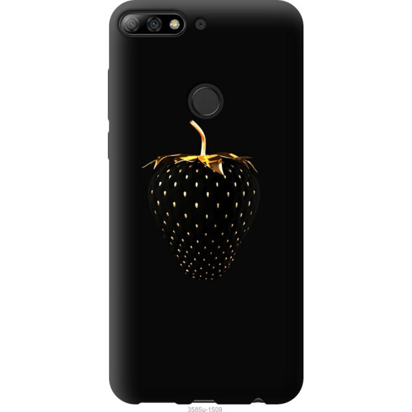 

Чехол на Huawei Y7 Prime 2018 Черная клубника