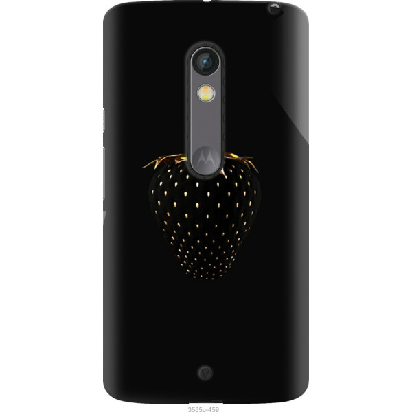 

Чехол на Motorola Moto X Play Черная клубника
