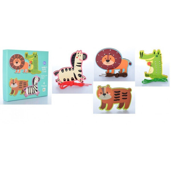 

Развивающая игрушка шнуровка Bambi MD 2110 Животные