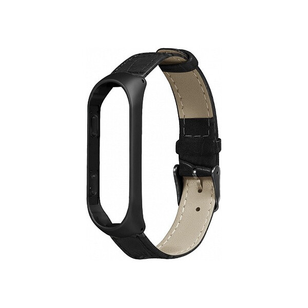 

Ремешок UWatch Crocodile Leather Band For Mi Band 4 Black