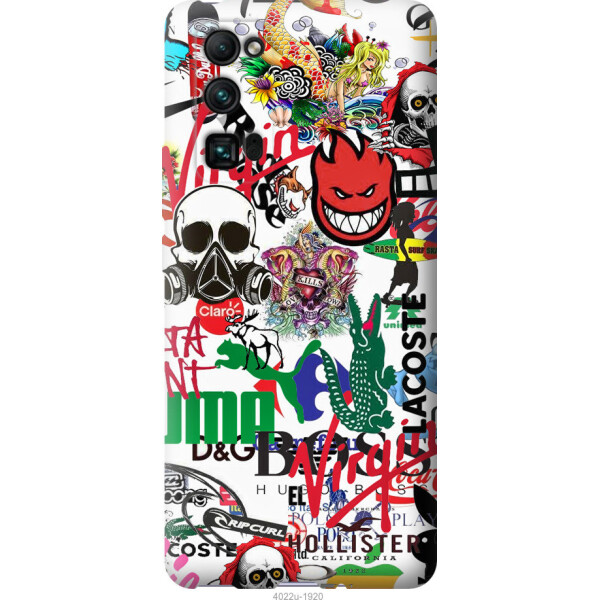 

Чехол на Huawei Honor 30 Pro Many different logos