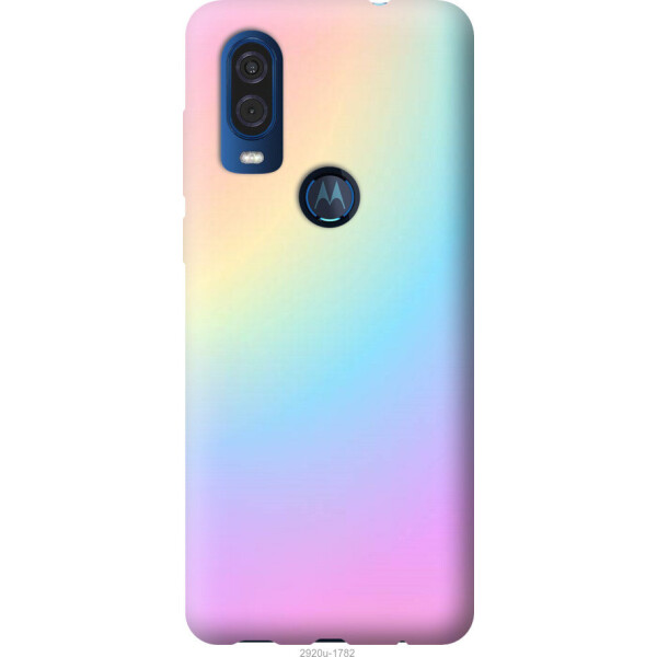 

Чехол на Motorola One Vision Радуга 2