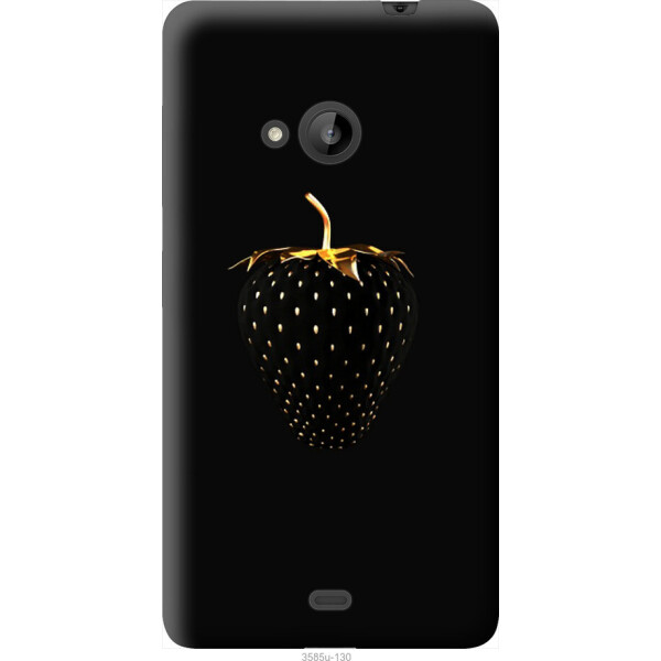

Чехол на Microsoft Lumia 535 Черная клубника