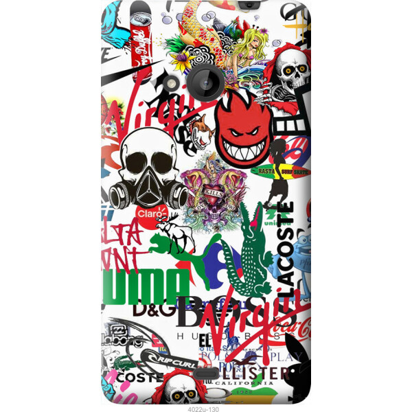 

Чехол на Microsoft Lumia 535 Many different logos