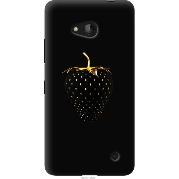

Чехол на Microsoft Lumia 640 Черная клубника