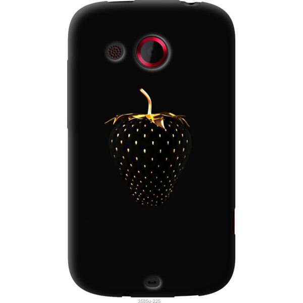 

Чехол на HTC Desire C A320e Черная клубника