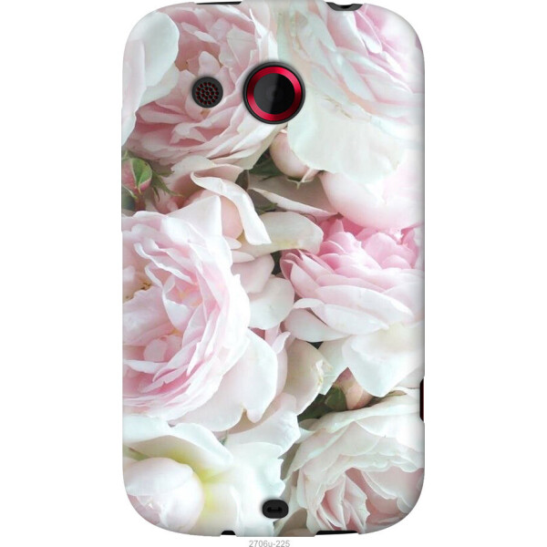 

Чехол на HTC Desire C A320e Пионы v2