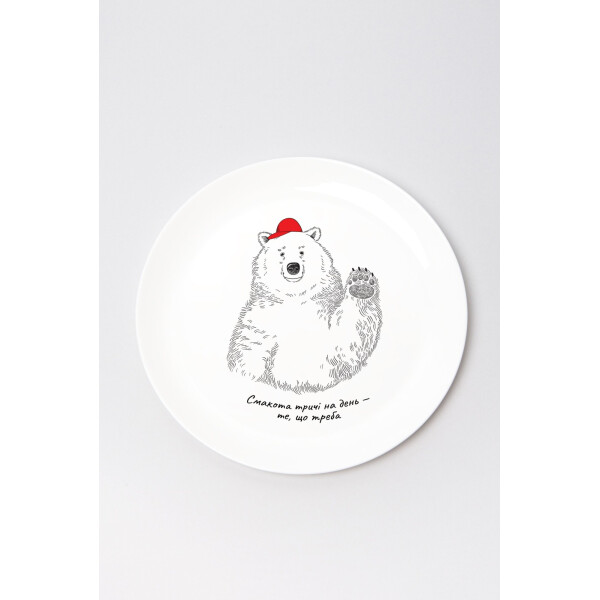 

Тарелка Orner store Мишка-гурман 25 см