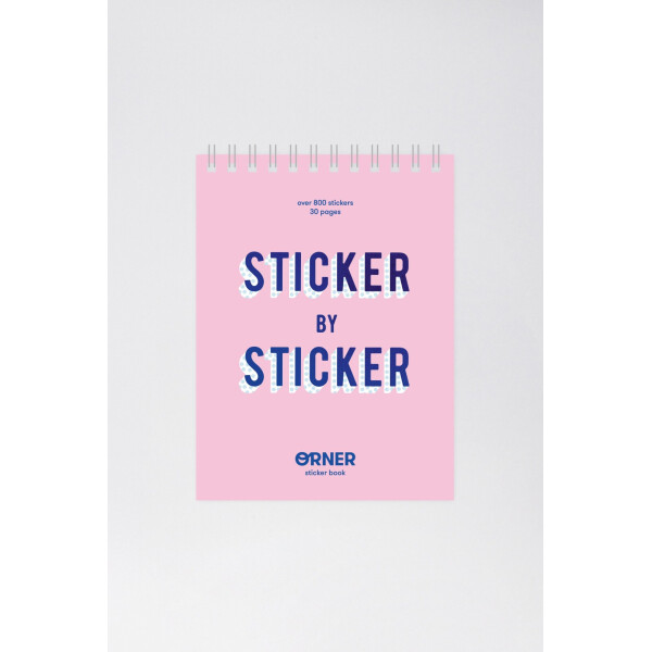 

Sticker book pink Orner Store 11х15