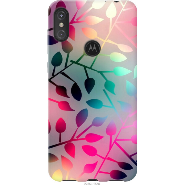 

Чехол на Motorola One Power Листья