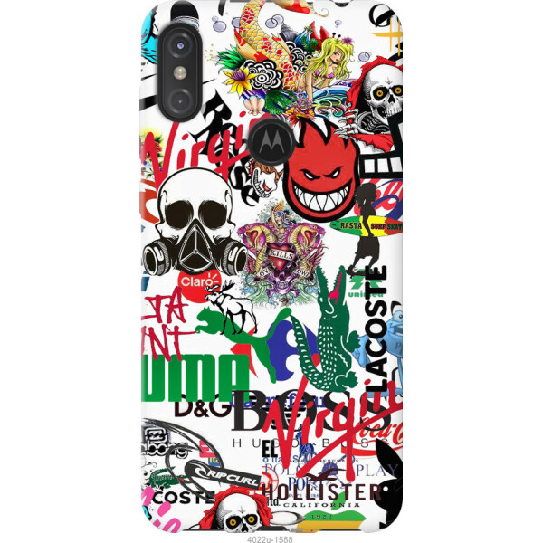 

Чехол на Motorola One Power Many different logos