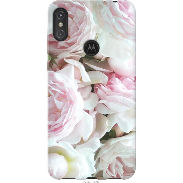 

Чехол на Motorola One Power Пионы v2