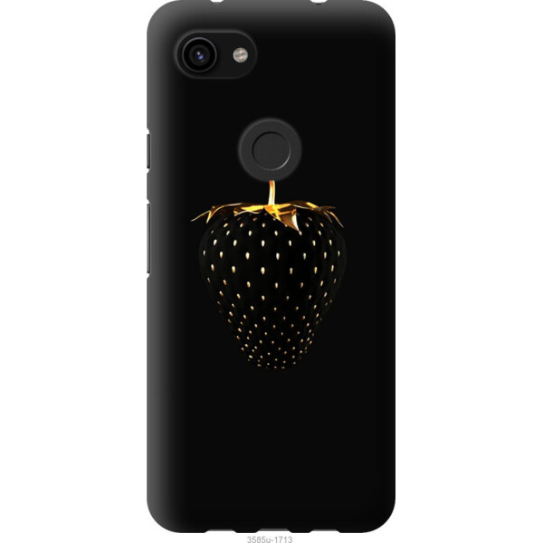 

Чехол на Google Pixel 3a XL Черная клубника