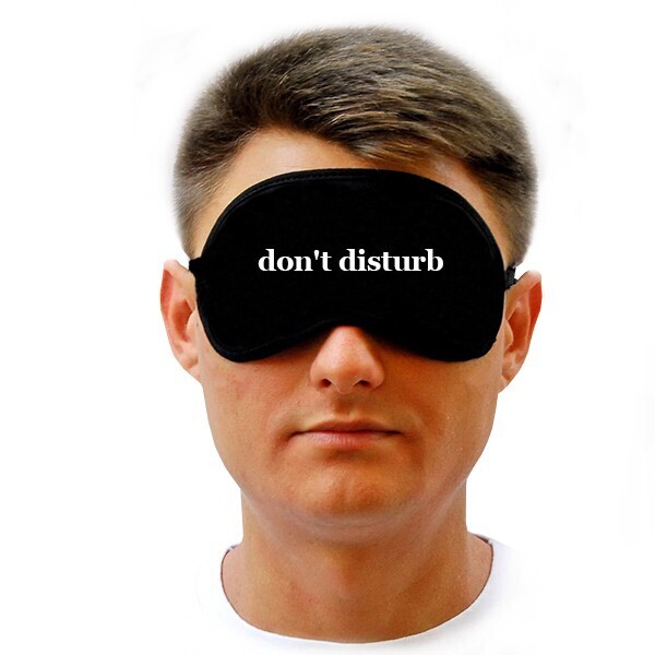 

Маска для сна Fuddy-Duddy Don't disturb