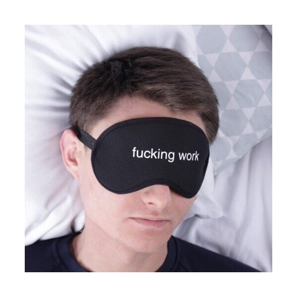

Маска для сна Fuddy-Duddy Fucking work