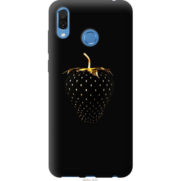 

Чехол на Huawei Honor Play Черная клубника