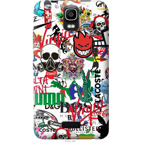 

Чехол на Huawei Ascend Y3C Many different logos