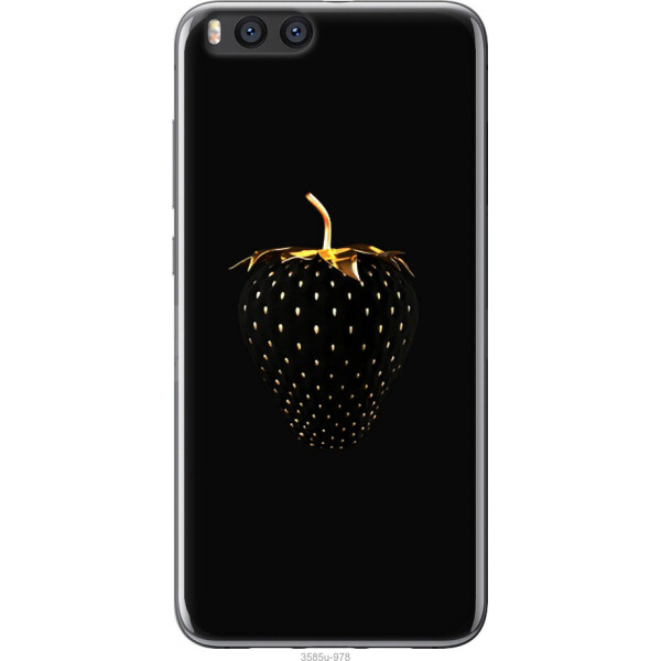 

Чехол на Xiaomi Mi Note 3 Черная клубника