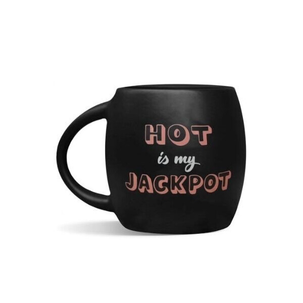 

Чашка Orner Hot is my Jackpot черная 450 мл