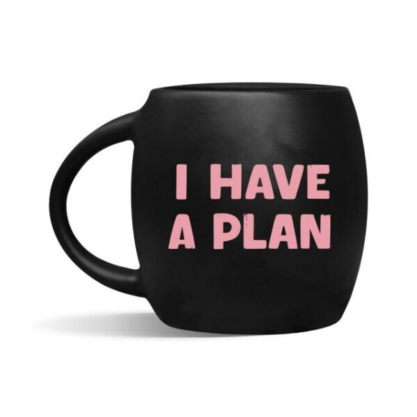 

Чашка Orner I have a plan черная 450 мл