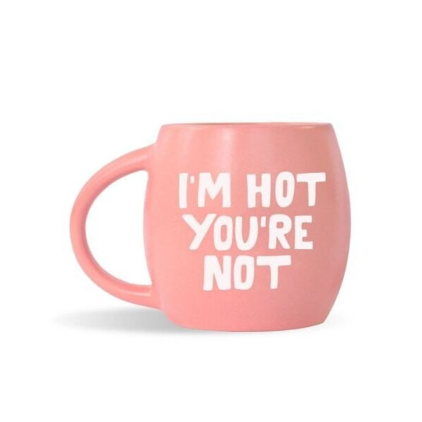 

Чашка Orner Im hot youre not розовая 450 мл