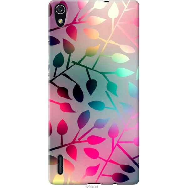 

Чехол на Huawei Ascend P7 Листья